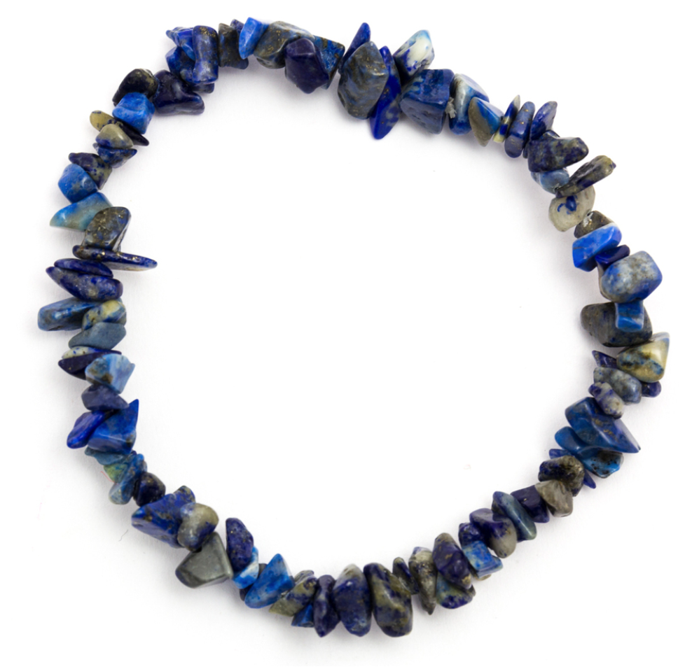 Lapis Lazuli Crystal Chip Bracelet