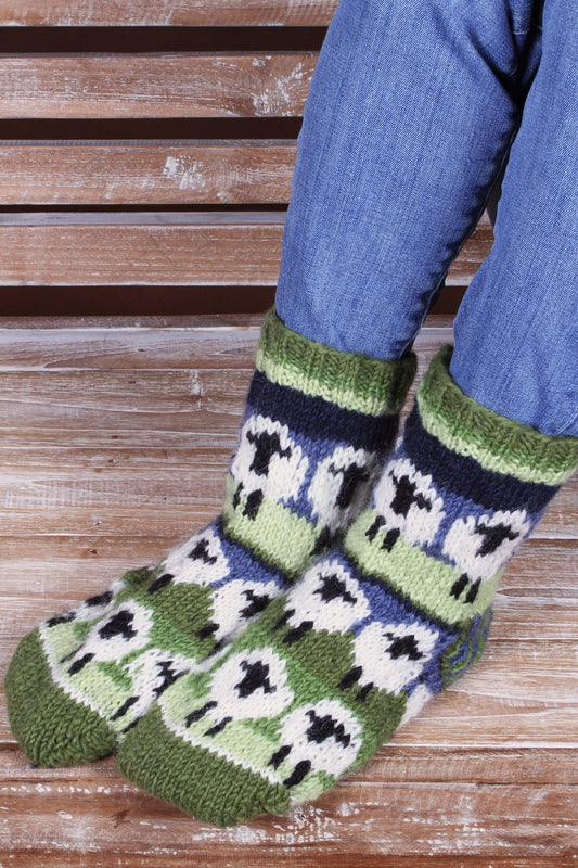 Flock of Sheep Sofa Socks