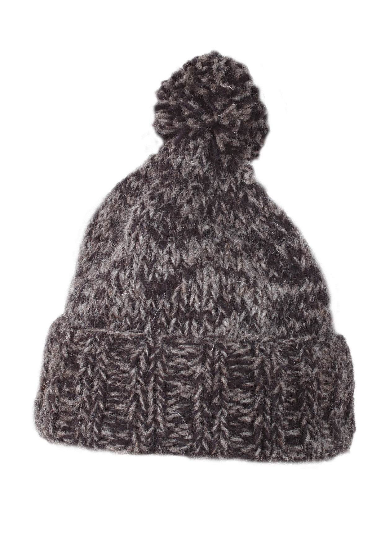 Men’s Donegal Bobble Beanie - Charcoal