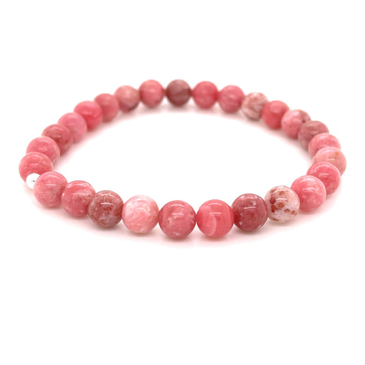 Thulite Crystal Beaded Bracelets