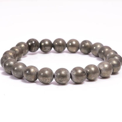 Pyrite Crystal Beaded Bracelets