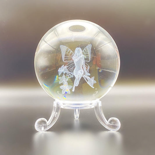 Fairy in Glass Sphere
