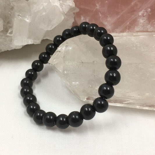 Shungite Crystal Beaded Bracelet