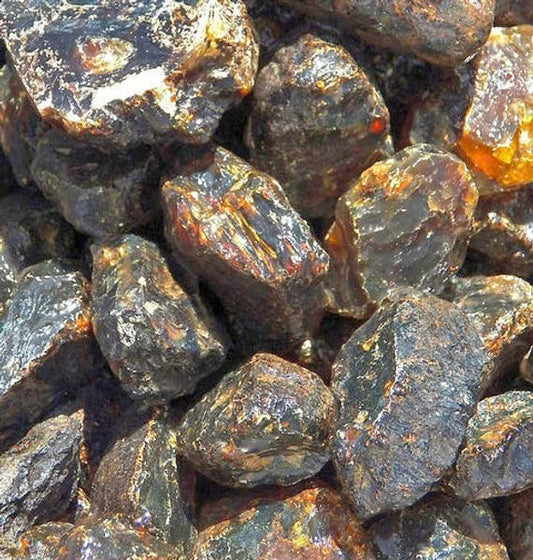 Rough Black Amber Crystal