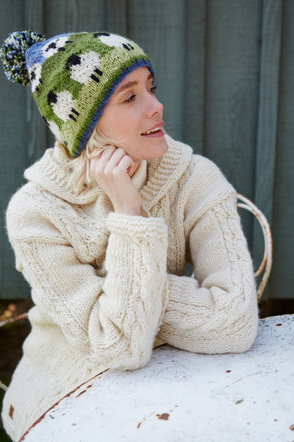 Flock of Sheep Bobble Beanie