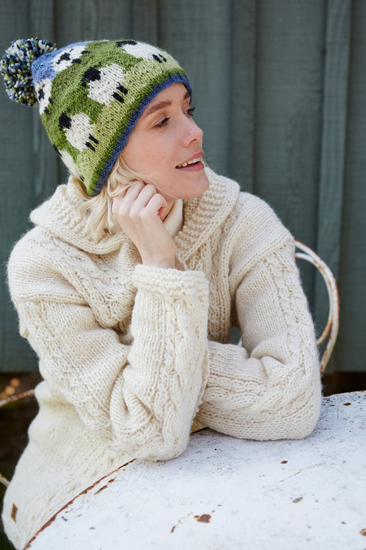 Flock of Sheep Bobble Beanie